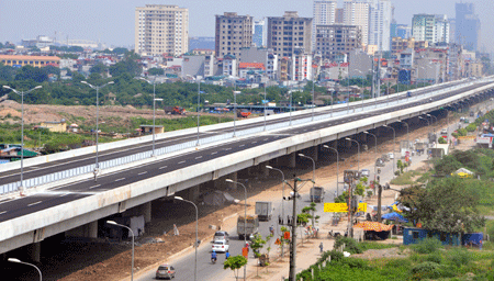 Hà Nội sắp xây cầu cạn trên cao dài hơn 6km từ Mai Dịch - Nam Thăng Long.
